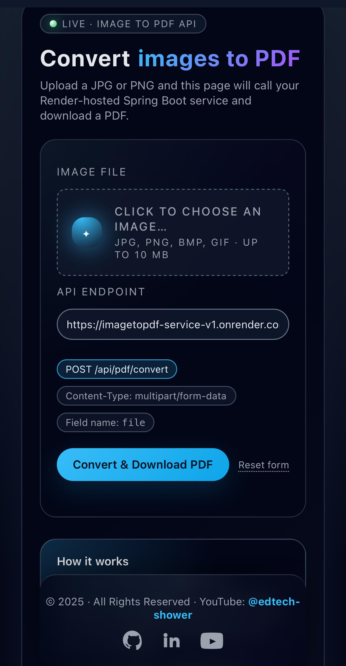Free image to pdf converter